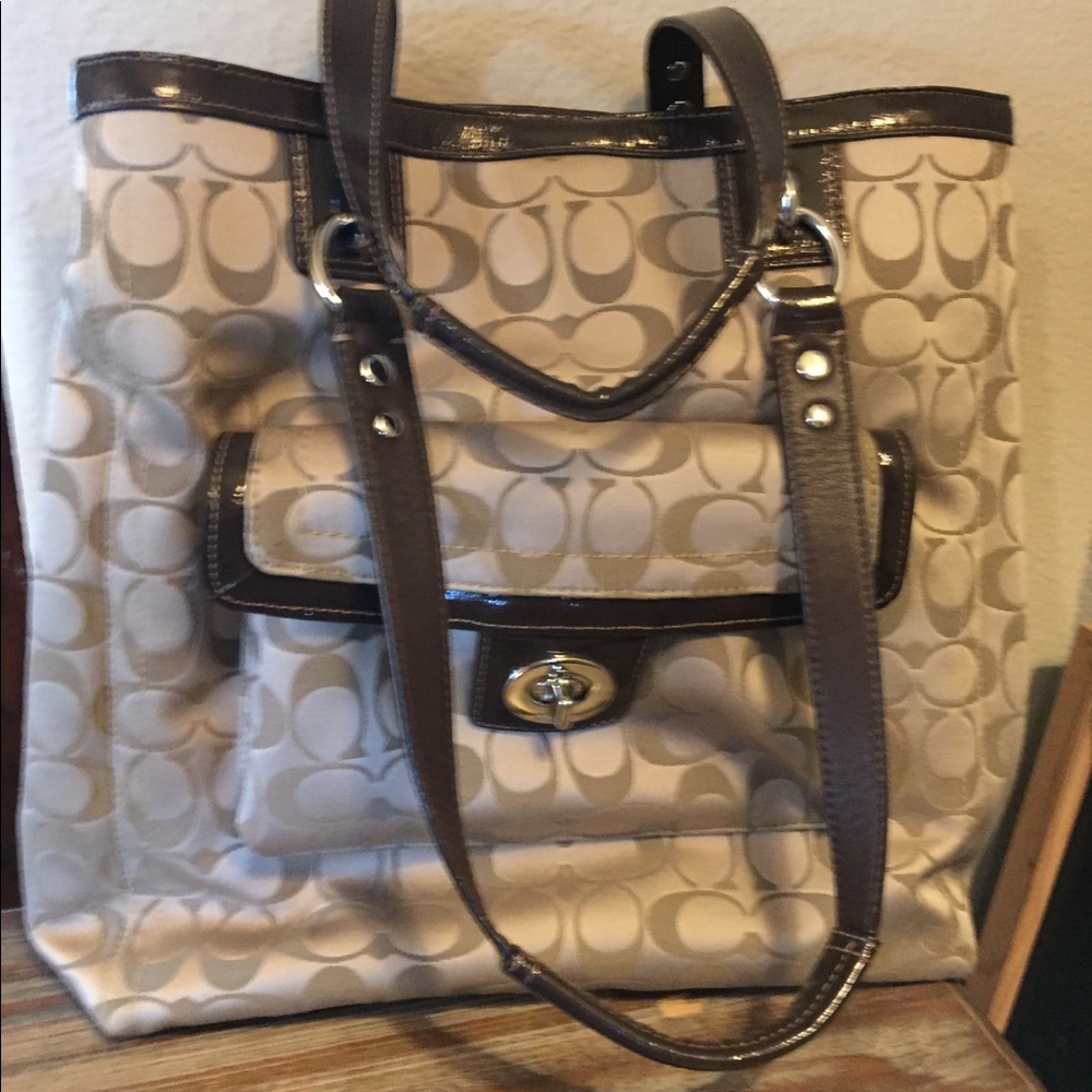 Coach Canvas Shoulder Bag